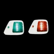 Bla Navigation Lights Port & Starboard Side Mount White 12V Led