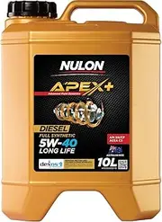 Nulon APEX+ 5W-40 Long Life Engine Oil 10L Full Synthetic APX5W40D2-10