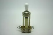 SWITCHCRAFT LONG STRAIGHT 3 WAY TOGGLE SWITCH PICKUP SELECTOR WITH WHITE TIP CAP