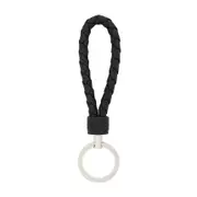 Intrecciato Key Ring One size Black