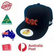 AC/DC Black Baseball Cap - Band Hat Snapback 9Fifty Style