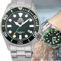 在飛比找ETMall東森購物網優惠-ORIENT 東方錶 綠水鬼 200米潛水機械腕錶-RA-A