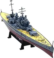 Alloy 1/1000 WWII King George V Battleship Model Finished High-Simulated Armored Ship Nautical Boat Model Toys for Kids