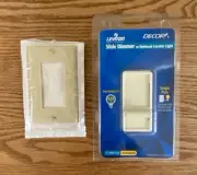 Leviton Decora Slide Dimmer With Optional Locator Light and Plate - No. 6631-LA