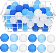 Versatile Plastic Balls 120 Pack Frosted Table Tennis Balls for Games Training Decorations