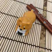 Shiba Dog Chopstick Rest / DECOLE Brown