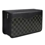 80 Disc CD Holder DVD Case Storage Wallet VCD Organizer Faux Leather Zipper Bag