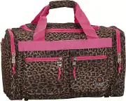 Rockland Duffel Bag, Pink Leopard, 19-Inch, Duffel Bag