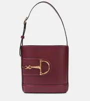 [Gucci] Gucci Gucci 73 Small leather bucket bag One Size red