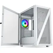Vetroo M05 Micro ATX Computer PC Case Mesh Front Panel Tempered Glass Side Panel