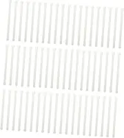 Cabilock 100pcs Curtain Accessories Vertical Cord Accessory Blinds Roller Adjustable Assorted Strips Curtains Clips Venetian Blind Connection Plates Blind Connection Slats Plastic White