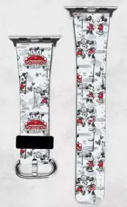 Vintage Disney Mickey & Minnie Mouse Apple Watch Band NEW 38/40/41 & 42/44/45