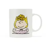 Sally Thinking Mug 350ml / 11.8 fl oz Peanuts Snoopy Coffee Tea Cup Ceramic Gift