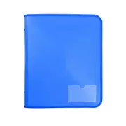Marbig 2 D-Ring A4 Zipper Binder 25mm w/ Tech Case File Document Organiser Blue