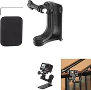 360° Magnetic Rotating Mount for Pocket 3 / Action 5/360 X5 Accessory Camera, Multi-Angle Adjustable Magnetic Tripod with Strong Grip, Desk Stand & Handle Grip, Mount Holder for Action Camera