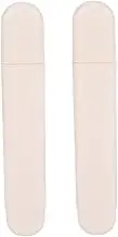 Angoily 2pcs Tailor Chalk Fabric Marker Pen Ergonomic DIY Sewing Tool for Pattern Marking for Garment Crafting Embroidery and Quilting with Lid for All Skill Levels
