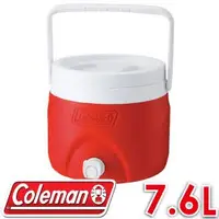 在飛比找蝦皮商城優惠-【Coleman 美國 7.6L 置物型飲料冰桶 紅色 】C