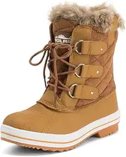 [POLAR] Products Womens Snow Boot Quilted Short Winter Snow Rain Warm Waterproof Boots