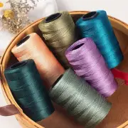 100g/Roll Ice Silk Rope Crchet Thread Hand Crocheting Hat Bag Silk Thread Braide