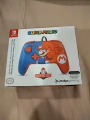 NEW Nintendo Switch Super Mario Wired Controller Pro Style Faceoff w/ Audio PDP