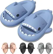 [EECH] Boys Girls Cloud Shark Slides Kids, 2023 Big Kid Shark Slippers, Upgraded Thick Sole Shark Sandals Shark Shoes Non-Slip for Kids Outdoor Indoor Summer