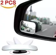 Blind Spot Mirror, HD Glass Convex Lens Frameless Adjustable Blind Spot