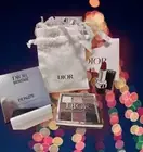 Dior Beauty 3 Pc Set New Backstage 9 Palette Eyeshadow Rouge Lipstick Pink Bag