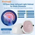 1070nm Brain Injury Helmet Infrared Light Photobiomodulation Alzheimer Therapy