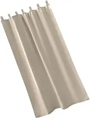 Totority Modern Minimalist Window Curtain for Bedroom Patio UV Blocking Light Filtering Polyester Drapes Single Panel