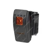 Narva Brand Switch Rocker Illuminated On Off Red Blister Pack 63125BL