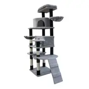 YES4PETS 161 cm Cat Scratching Post Tree Scratcher Pole-Little Greyey