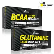 OLIMP BCAA + L-GLUTAMINE - Anticatabolic Whey Protein Build Muscle Amino Acids