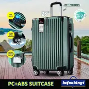 28 Inch Luggage Suitcase Trolley Travel Hard Shell Carry Bag Case Lockable Green