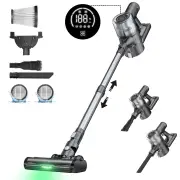 [EU Direct] Proscenic P13 Cordless Vacuum Cleaner, 35Kpa Suction Stick Vacuum with LED Display, Vertect Light, Max 45min