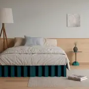 Yona Fold Out Cardboard Bed Base Frame - Forest Green Double