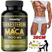 Turkesterone + Maca Capsules - Supports Muscle Growth And Improves Performance