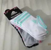 GIRL'S ADIDAS SUPERLITE ASSORTED COLORS NO SHOW SOCKS SHOE SIZE 5Y-7Y 6 Pairs