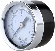 DOITOOL Mini Portable Pressure Gauge for Air Compressor 0-60psi Water Oil Gas Vacuum Gauge Tester
