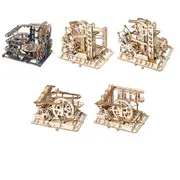 Robotime Marble Run 3D Wooden Puzzle - Night City