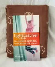 Light Catcher Sports Chocolate & Taupe Rod Pocket Window Panel 54" x 84" NIP
