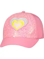 Toddler Girl Glitter Cap 3-7 PINK (GLITTER)