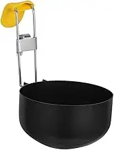 MOLUCKFU Foldable Stainless Steel Egg Poacher Set Non-Stick Poached Egg Spoon for Steaming Vegetables Frying Eggs Circle Shape Easy Storage for Home Cooking