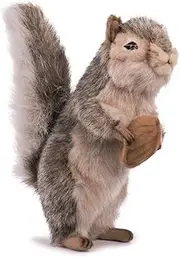 [HANSA] Squirrel Plush, 8", Gray