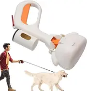 Dog Pooper Scooper,Non-Breakable Poop Scooper With Bag - Pet Accessories for Yard Cleaning Horse Stalls Rabbit Cages Puppy Training Park Visits