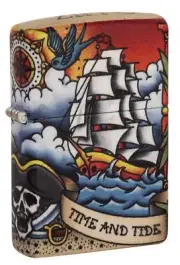 Zippo 49532, Nautical Pirate Ship Design, 540 Color Process, (PL) Pipe Insert