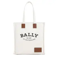 在飛比找momo購物網優惠-【BALLY】Crystalia Tote 中款 帆布 托特