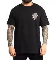 Sullen Clothing "Space Cat" Mens tee Art Collective tattoo Black