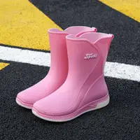 在飛比找蝦皮購物優惠-hunter 雨鞋 防水鞋 防滑雨鞋女保暖中筒成人雨靴時尚洋