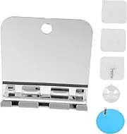 SOESFOUFU 1Set Portable Mirror Durable Fog Cosmetic Mirror for Bathroom Shaving High Definition Surface Lightweight Design for Go