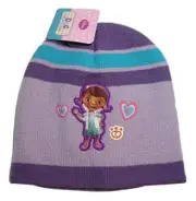 Doc McStuffins Pet Vet Disney Junior Girls Beanie Knit Stocking Cap Winter Hat